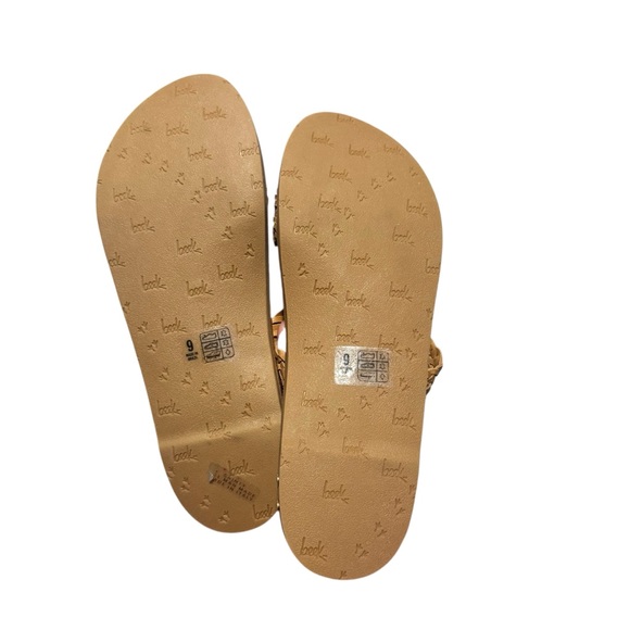 Beek Flicker Leather Woven Sandals Handmade Quiet Luxury Bohemian Tan Size 9 NWT - Picture 6 of 6